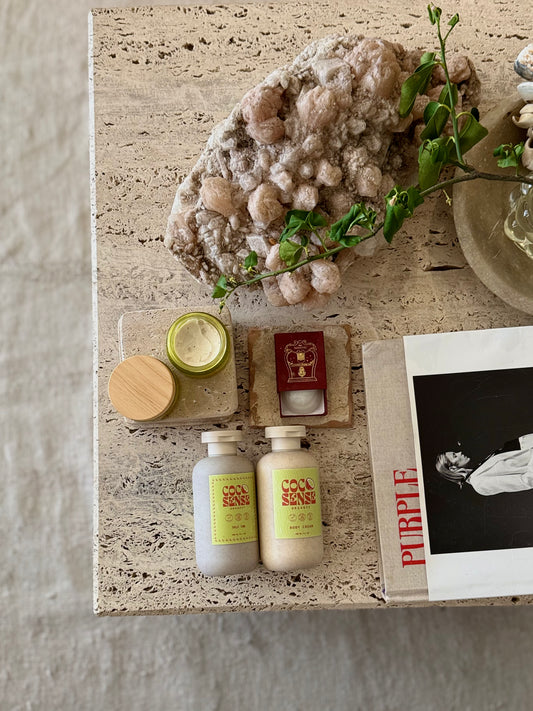 Organic coconut body cream and self tan