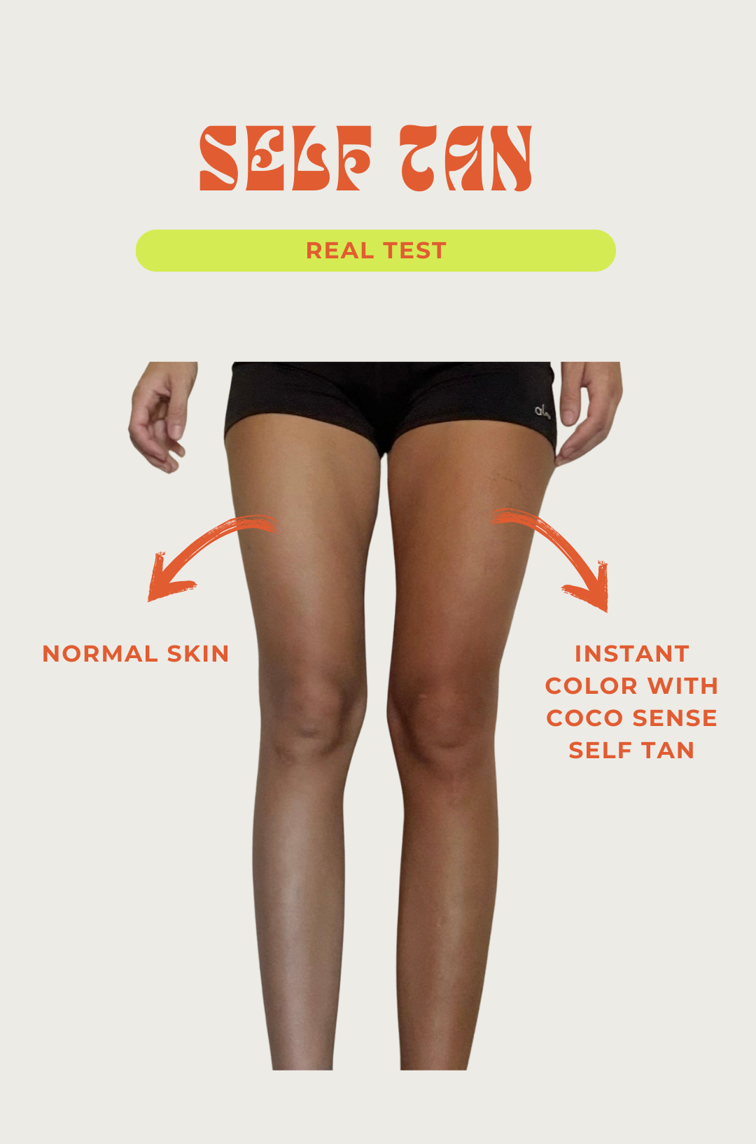 Vegan self tanning mousse with coconut scent and streak-free formula